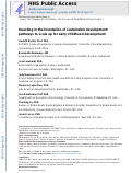 Cover page: Investing in the foundation of sustainable development: pathways to scale up for early childhood development