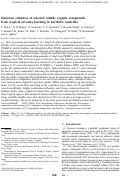 Cover page: Emission estimates of selected volatile organic compounds from tropical savanna burning in northern Australia