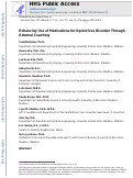 Cover page: Enhancing Use of Medications for Opioid Use Disorder Through External Coaching