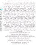 Cover page: Search for the radiative transitions ψ(3770)→γηc and γηc(2S)