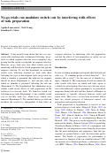 Cover page: No-go trials can modulate switch cost by interfering with effects of task preparation