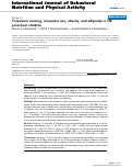 Cover page: Television viewing, computer use, obesity, and adiposity in US preschool children