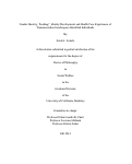 Cover page: Gender Identity: Pending? Identity Development and Health Care Experiences of Transmasculine/Genderqueer Identified Individuals