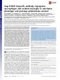 Cover page: Ang-2/VEGF bispecific antibody reprograms macrophages and resident microglia to anti-tumor phenotype and prolongs glioblastoma survival.