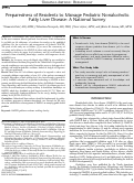 Cover page: Preparedness of Residents to Manage Pediatric Nonalcoholic Fatty Liver Disease: A National Survey.