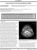 Cover page: Survival from Cervical Necrotizing Fasciitis