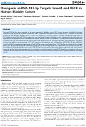 Cover page: Oncogenic miRNA-182-5p targets Smad4 and RECK in human bladder cancer.