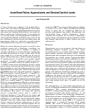 Cover page: Acute Renal Failure, Hypercalcemia, and Elevated Calcitriol Levels