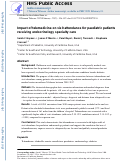 Cover page: Impact of telemedicine on visit attendance for paediatric patients receiving endocrinology specialty care