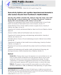 Cover page: Rest-activity rhythms and cognitive impairment and dementia in older women: Results from the Womens Health Initiative.