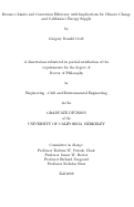 Cover page: Resource Limits and Conversion Efficiency with Implications for Climate Change