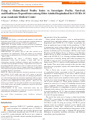 Cover page: Using a Claims-Based Frailty Index to Investigate Frailty, Survival, and Healthcare Expenditures among Older Adults Hospitalized for COVID-19 at an Academic Medical Center