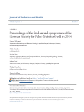 Cover page: How carnivorous are we? The implication for protein consumption