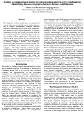 Cover page: Testing a Computational model of categorisation and category combination: Identifying disease categories and new disease combination