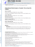 Cover page: Finite Element Model Analysis of Cephalic Trim on Nasal Tip Stability