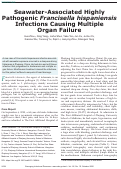 Cover page: Seawater-Associated Highly Pathogenic Francisella hispaniensis Infections Causing Multiple Organ Failure - Volume 26, Number 10—October 2020 - Emerging Infectious Diseases journal - CDC