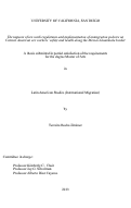 Cover page: The impacts of sex work regulations and implementation of immigration policies on Central American sex workers' safety and health along the Mexico-Guatemala border