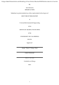 Cover page: Fatigue Bond Characteristics and Modeling of Near Surface Mounted FRP Reinforcements in Concrete