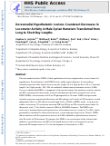 Cover page: Dorsomedial Hypothalamic Lesions Counteract Decreases in Locomotor Activity in Male Syrian Hamsters Transferred from Long to Short Day Lengths