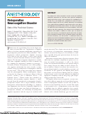 Cover page: Perioperative Neurocognitive Disorder: State of the Preclinical Science.