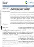 Cover page: Two-dimensional, conductive niobium and molybdenum metal–organic frameworks