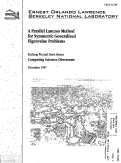 Cover page: A Parallel lanczos Method for Symmetric Generalized Eigenvalue Problems