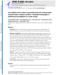 Cover page: Low-Radiation-Dose Stress Myocardial Perfusion Measurement Using First-Pass Analysis Dynamic Computed Tomography: A Preliminary Investigation in a Swine Model.