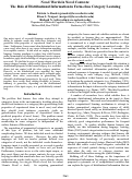 Cover page: Novel Words in Novel Contexts: The Role of Distributional Information in Form-class Category Learning