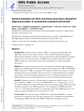 Cover page: Advanced platelet‐rich fibrin and freeze‐dried bone allograft for ridge preservation: A randomized controlled clinical trial