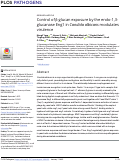 Cover page: Control of β-glucan exposure by the endo-1,3-glucanase Eng1 in Candida albicans modulates virulence