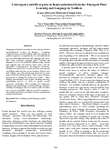 Cover page: Convergence and Divergence in Representational Systems: Emergent Place Learning and Language in Toddlers