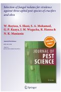 Cover page: Selection of fungal isolates for virulence against three aphid pest species of crucifers and okra