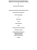 Cover page: Motivating Private Precaution with Public Programs: Insights from a Local Earthquake Mitigation Ordinance