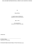 Cover page: Relationship Between Physical Effort and Cognitive Control