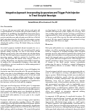 Cover page: Integrative Approach Incorporating Acupuncture and Trigger Point Injection to Treat Occipital Neuralgia