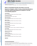 Cover page: Effects of Sequential Fluoxetine and Gender on Prequit Depressive Symptoms, Affect, Craving, and Quit Day Abstinence in Smokers With Elevated Depressive Symptoms: A Growth Curve Modeling Approach