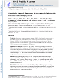 Cover page: Quantitative magnetic resonance arthrography in patients with femoroacetabular impingement