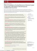 Cover page: Effect of Immediate vs Gradual Reduction in Nicotine Content of Cigarettes on Biomarkers of Smoke Exposure: A Randomized Clinical Trial