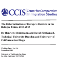 Cover page: The Externalization of Europe’s Borders in the Refugee Crisis, 2015-2016