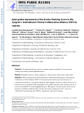 Cover page: Inter-grader Agreement of the Ocular Staining Score in the Sjögren's International Clinical Collaborative Alliance (SICCA) Registry