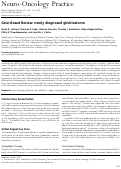 Cover page: Case-Based Review: newly diagnosed glioblastoma