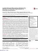 Cover page: Contrast Enhanced Ultrasound as a Radiation-Free Alternative to Fluoroscopic Nephrostogram for Evaluating Ureteral Patency