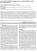 Cover page: Anticoagulant Rodenticide Exposure in an Urban Population of the San Joaquin Kit Fox