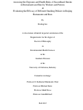 Cover page: Assessing the Exposure and Health Risks of Secondhand Smoke in Restaurants and Bars by Workers and Patrons &amp; Evaluating the Efficacy of Different Smoking Policies in Beijing Restaurants and Bars