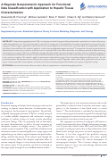 Cover page: A Bayesian Nonparametric Approach for Functional Data Classification with Application to Hepatic Tissue Characterization