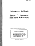 Cover page: CONNECTION BETWEEN REGGE POLES AND ELEMENTARY PARTICLE POLES