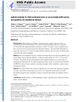 Cover page: Latent anxiety in clinical depression is associated with worse recognition of emotional stimuli.