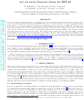 Cover page: 16 x 25 Ge:Ga detector arrays for FIFI LS