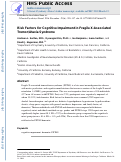 Cover page: Risk Factors for Cognitive Impairment in Fragile X-Associated Tremor/Ataxia Syndrome