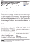 Cover page: A Difficult Case of Calcineurin Inhibitor Neurotoxicity Post-Haploidentical HCT With a Successful Novel Solution: Cytotoxic T-Lymphocyte-Associated Protein 4-Immunoglobulin Blockade for GVHD Prophylaxis.